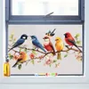 GKA Fensterbild 6 bunte Vögel auf Blütenast Produktbild-Vorschau 2