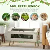 PawHut Terrarium für Reptilien Reptil Fütterungsbox mit Produktbild-Vorschau 4