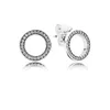 Orecchini Pandora argento 925 con zirconi chiari 290585CZ Anteprima dell’immagine prodotto 2