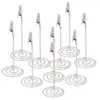 10Pcs Metal Table Card Clips Desktop Metal Business Picture Anteprima dell’immagine prodotto 5