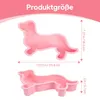 2 Stück Silikon-Kuchenform, Hunde-Geburtstagskuchenform Produktbild-Vorschau 2