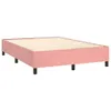 Boxspringbett mit Matratze Rosa 140x200 cm Samt Produktbild-Vorschau 3