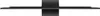 A top-down view of a black television with its stand. Produktbild-Vorschau