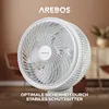 AREBOS Ventilateur sur pied 55 W | Ø 23 cm, oscillation 3D, Voir les images du produit 6