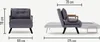 Hanah Home, Sando Single - Grey, Schlafsofas, Produktbild-Vorschau 8