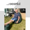 Sedací vak XXXL + podnožka zelená do interiéru na terasu Náhľad obrázku produktu 9