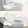 Bidet-Aufsatz, nicht elektrisch, Bidet-Toiletteneinsatz mit Produktbild-Vorschau 6