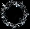 LED Hängekranz / Tischdekoration Metall Ø30cm kaltweiß Voir les images du produit