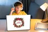 MuchoWow® Laptop Aufkleber Sticker Cover Winter - Produktbild-Vorschau 3