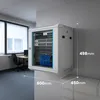 Extralink szafa rack 19" 9HE 600×450 mm szara – wisząca Podgląd zdjęcia produktu 7