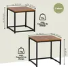 bremermann Tables d'appoint, lot de 2, tables gigognes Voir les images du produit 7