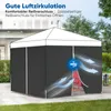 Sekey 2 panele boczne do altany 3x3 /3x6m/3x9m z zamkiem Podgląd zdjęcia produktu 6