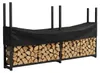 Coemo Brennholz Regal Hans Kaminholzregal mit Abdeckplane Produktbild-Vorschau 1
