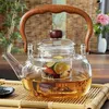 Théière en verre avec infuseur amovible, capacité de 1 Voir les images du produit 3