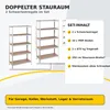 2x Schwerlastregal, Steckregal, Werkstattregal, Lagerregal, Produktbild-Vorschau 4