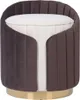 Hocker Corvin 100 Elfenbein / Braun Produktbild-Vorschau 2