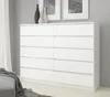 Komoda AKORD K160 Biała 160 cm 10 szuflad kolor Biały mat Podgląd zdjęcia produktu 6