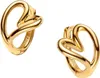 PANDORA Orecchini a cerchio Cuori color oro 264359C00 Anteprima dell’immagine prodotto 3