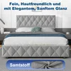 MODFU Čalouněná postel Boxspring hydraulická 140 × 200 cm s Náhled obrázku produktu 5