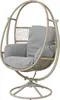 2er Set Kaemingk Tunja Drehstuhl wicker 113x90 cm Produktbild-Vorschau 1