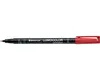 A red Staedtler Lumocolor permanent marker is shown against a white background. Produktbild-Vorschau