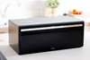 Brabantia Matte Black Fall Front Bread Bin, Prostokątny, Podgląd zdjęcia produktu 5