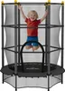 Trampolina ogrodowa HOMCOM Ø140 cm, dziecięca, ogrodowa, z Podgląd zdjęcia produktu 1
