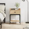 vidaXL Szafka nocna dąb sonoma 40,5x31x60 cm Materiał Podgląd zdjęcia produktu 1