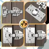 EDIBAZZAR | sada 12 opravných dosiek na pánty 4,5x9 cm pre Náhľad obrázku produktu 5