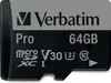 Verbatim PRO - Carte mémoire flash (adaptateur SD inclus) - Voir les images du produit 7