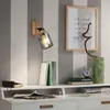 Spotlamp, met hout en gerookt glas, 1xE27/max. 10W Productafbeelding-voorbeeld 5