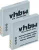 vhbw 2x Akku kompatibel mit Canon IXUS 30, 40, 255 HS, 50, Produktbild-Vorschau 1