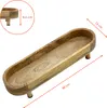 1.05 Ciotola allungata in legno di mango su gambe - circa Anteprima dell’immagine prodotto 2