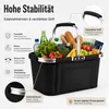 Einkaufskorb Faltbar 30L mit Edelstahlrahmen, bis 25 kg Produktbild-Vorschau 5