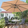 Ampelschirm 3,5 m rund Sonnenschirm Garten drehbar mit Produktbild-Vorschau 4