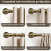 Ausziehbare Gardinenstange 80–365 cm, Bronze, Retro-Stil Productafbeelding-voorbeeld