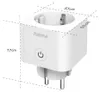 HAMA Smart Mini WiFi-Stecker 3680W, 16A mit App zur Messung Produktbild-Vorschau 4