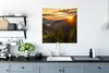MuchoWow® Poster Alpen - Berg - Sonne 75x75 cm - Wand Produktbild-Vorschau 3