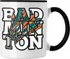 Trendation - Badminton-Tasse Geschenk für Badminton-Spieler Produktbild-Vorschau 1
