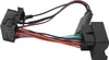 A close-up shot of a car radio adapter cable with multiple colored wires and connectors. Náhľad obrázku produktu