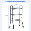 COSTWAY 3-stufiges Ballständer, Ball Organizer mit Rollen & Produktbild-Vorschau 3