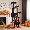 COSTWAY Albero per gatti a 6 livelli (178 cm) con design Anteprima dell’immagine prodotto 2