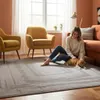 Premium Teppich Wohnzimmer Schlafzimmer Modern Hoch&Tief Produktbild-Vorschau 3