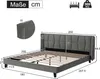 Flieks Polsterbett 180x200cm Doppelbett mit Lattenrost und Produktbild-Vorschau 7