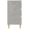 vidaXL Credenza grigio cemento 60x35x70 cm materiale a base Anteprima dell’immagine prodotto 9