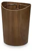 Relaxdays Papierkorb, 9 l Volumen, in Holzoptik, H x D: 30 Produktbild-Vorschau 8