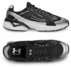 Under Armour Sola Black White Metallic Silver - 44.5 Größe: Produktbild-Vorschau 4