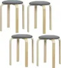 HOMCOM 4er Set Esszimmerhocker Stapelhocker Hocker mit Produktbild-Vorschau 10