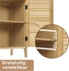EUGAD Waschbeckenunterschrank Badezimmerschrank mit 2 Türe Produktbild-Vorschau 7