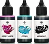 3x 30ml Octopus Fluids Alcohol Ink Set MIDNIGHT, OCEAN, Anteprima dell’immagine prodotto 1